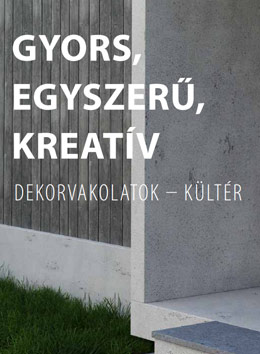 Kültéri dekorvakolatok